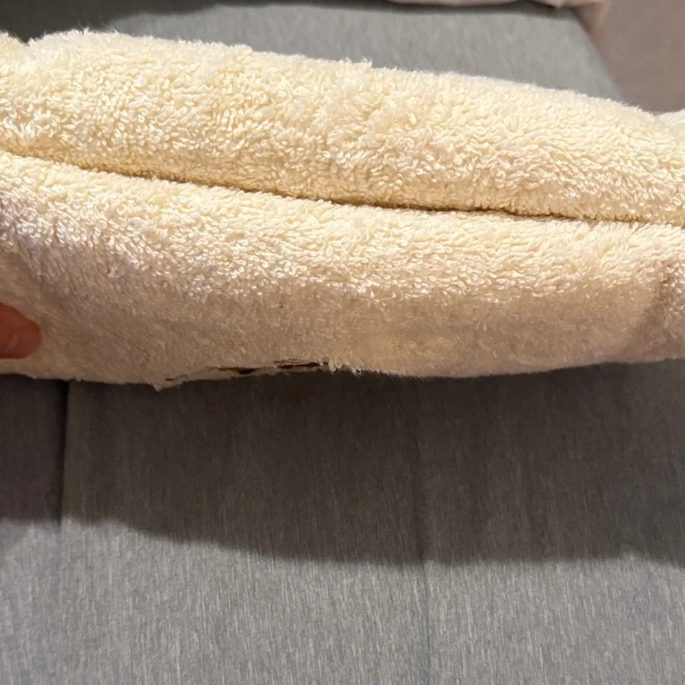 Avanti Cream Dog Embroidered Pet Towel